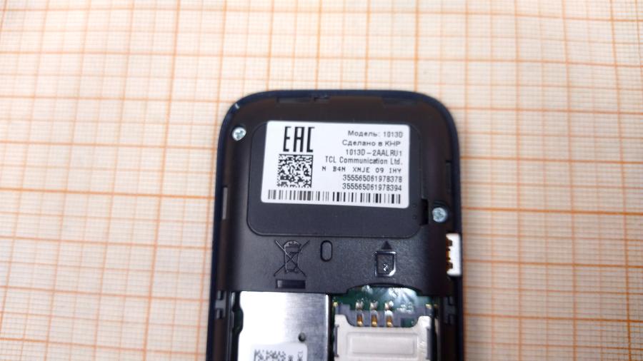 217-103-002 Мобильный телефон ALCATEL OneTouch OT-1013D #10