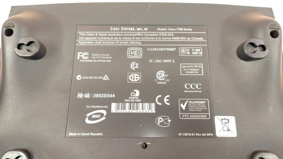 217-110-001 Маршрутизатор CISCO 1751 V #11