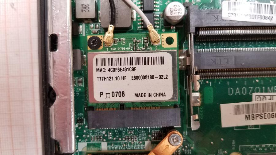 217-126-001 Ноутбук ACER Aspire TimelineX 4820TG-5464G50Miks (ZQ1C) #13