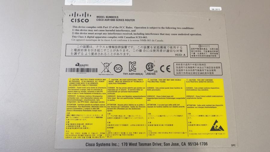 217-135-002 Маршрутизатор CISCO ASR1004 #2