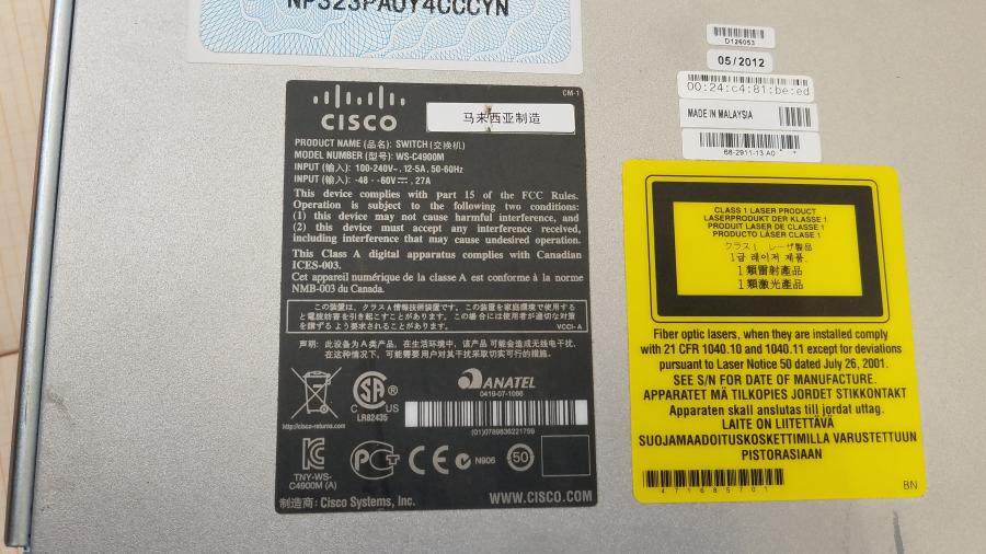 217-140-001 Коммутатор модульный CISCO WS-C4900M #2