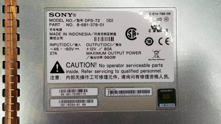 217-140-001 Коммутатор модульный CISCO WS-C4900M #20