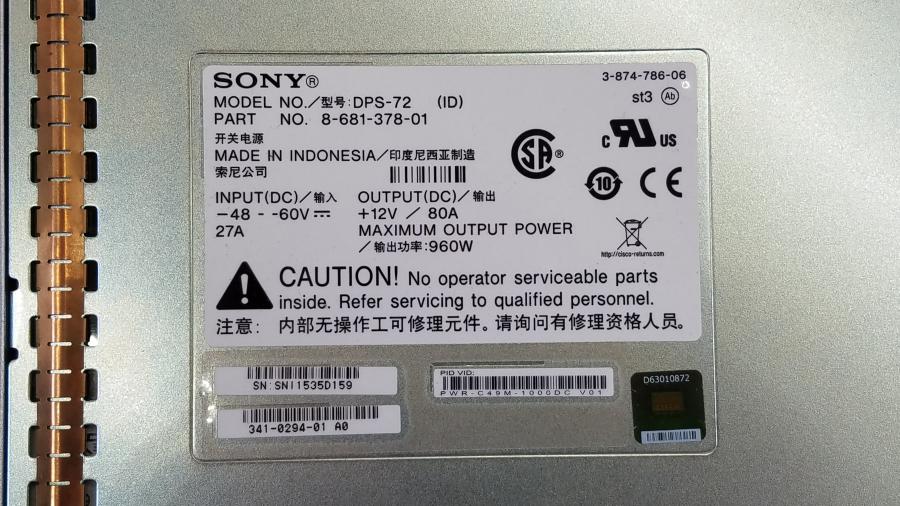 217-140-001 Коммутатор модульный CISCO WS-C4900M #21