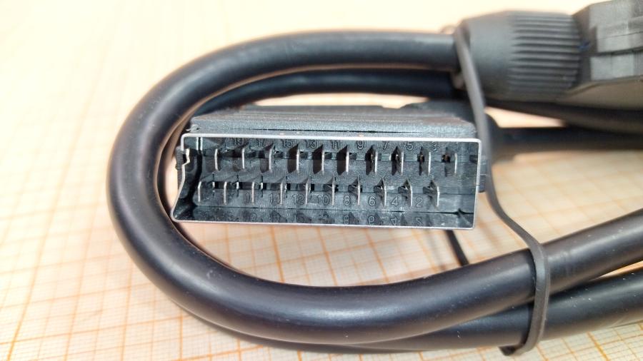 217-156-001 Кабель интерфейсный  SCART - SCART 1m #2
