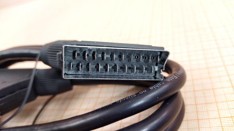 217-156-001 Кабель интерфейсный  SCART - SCART 1m #3