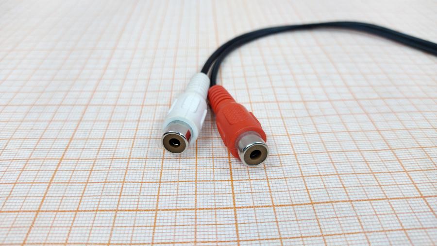 217-160-001 RCA audio cable  MiniJack 3.5 (M) - 2xRCA (F) 0.2M #2