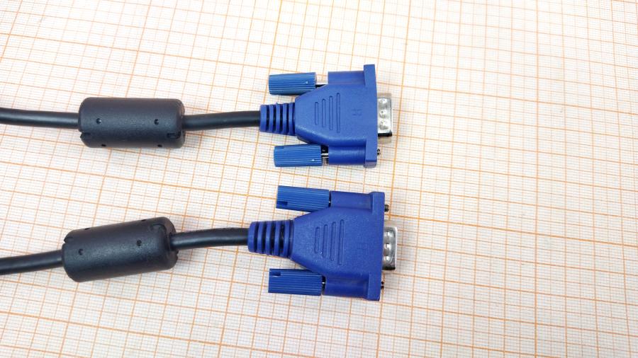 217-164-001 Кабель SVGA 15M/15M  VGA 15M - VGA 15M 1.8m fr #2