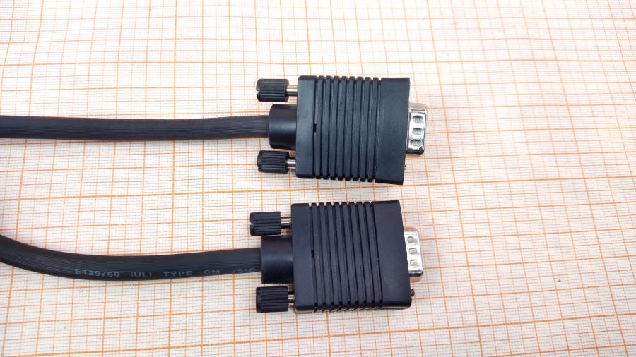 217-185-001 Кабель SVGA 15M/15M  VGA 15M - VGA 15M 1.8m blk #2