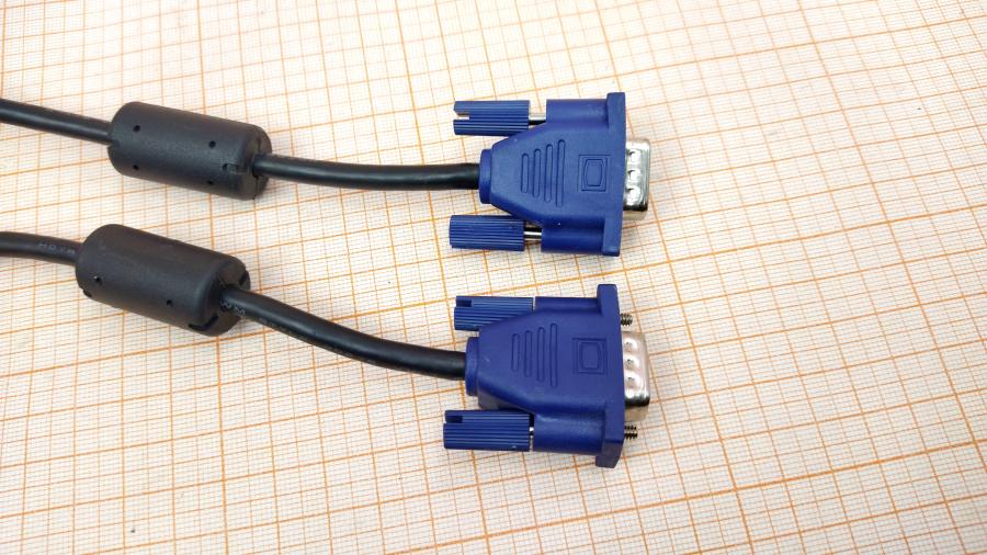 217-192-001 Кабель SVGA 15M/15M  VGA 15M - VGA 15M 1.5m fr #2