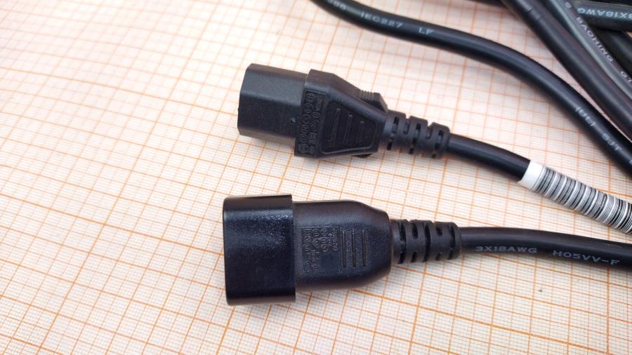 217-201-001 Удлинитель питания IEC-C14 HP 142263-003 #2