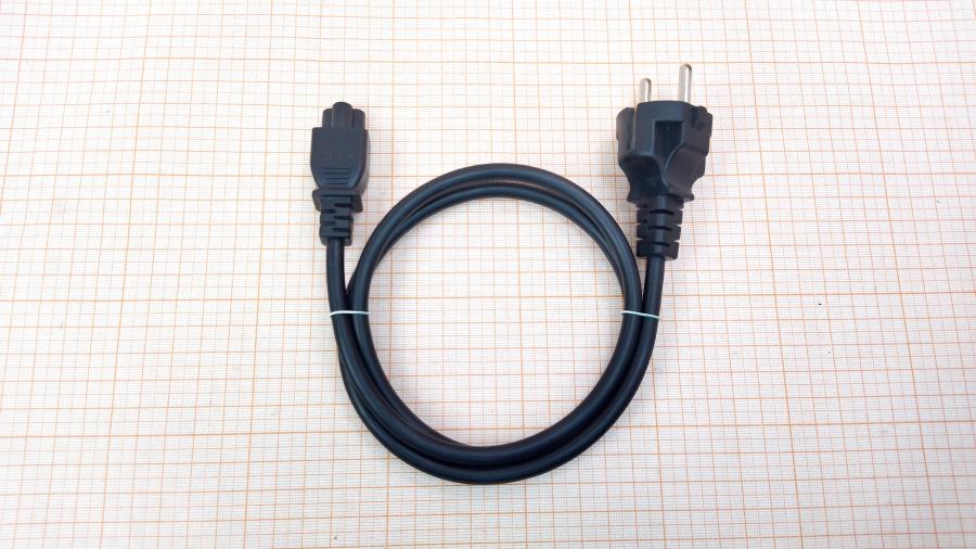 217-207-001 Кабель питания CEE7/7   CEE7/7 - IEC-C5 3×0.75mm2 1m #1