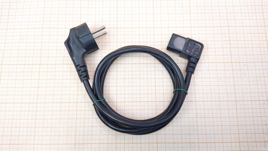 217-208-001 Кабель питания CEE7/7  CEE7/7 Угловой - IEC-C13 Угловой 3G×1.0мм² 1.2M #1