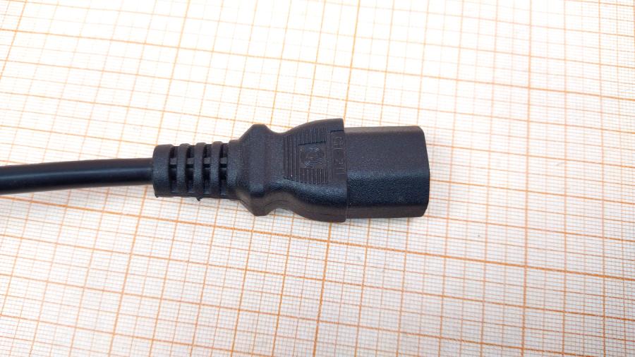 217-210-001 Удлинитель питания IEC-C14 CHAOHUI IEC C13 - IEC C14 0.85m blk #2