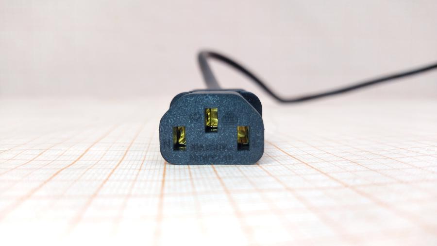 217-210-001 Удлинитель питания IEC-C14 CHAOHUI IEC C13 - IEC C14 0.85m blk #3