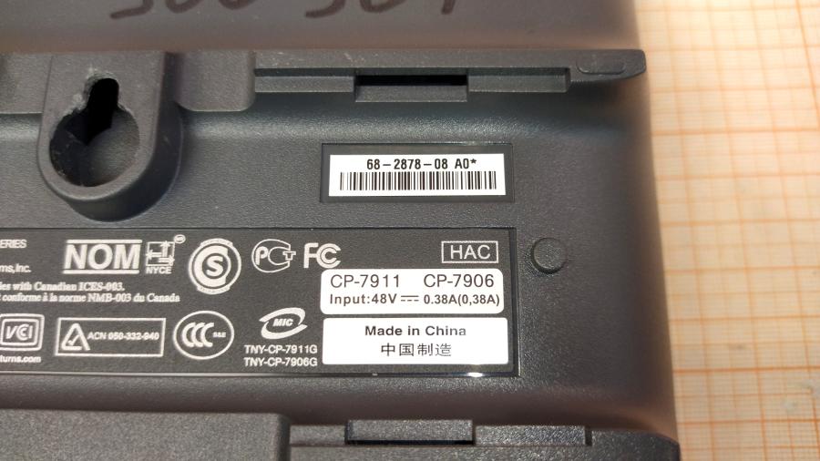 217-215-001 Телефон VoIP CISCO CP-7906G #13