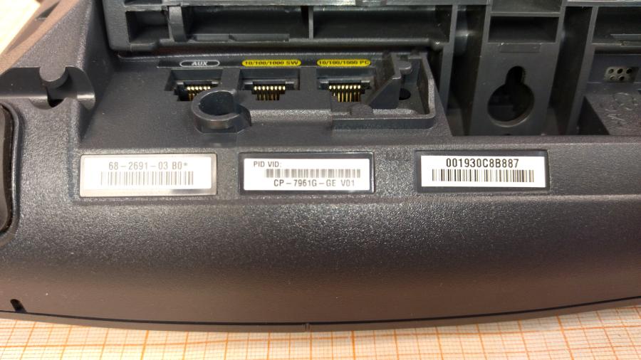 217-218-001 Телефон VoIP CISCO CP-7961G #14