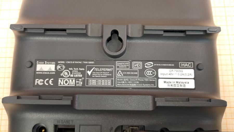 217-219-002 Телефон VoIP CISCO CP-7905G #14