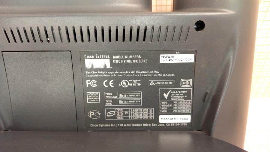 217-227-002 Телефон VoIP CISCO CP-7940G #13