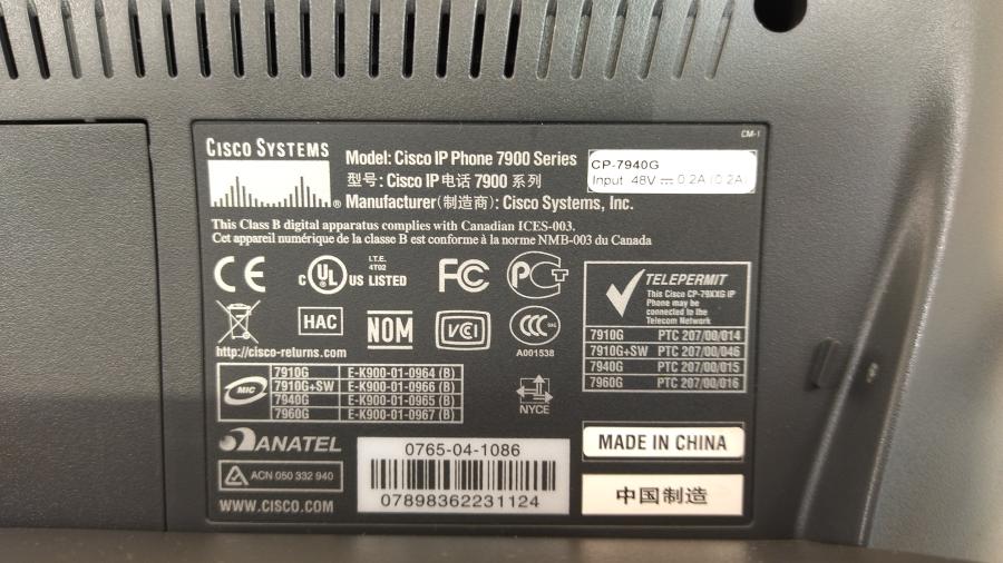 217-227-005 Телефон VoIP CISCO CP-7940G #13