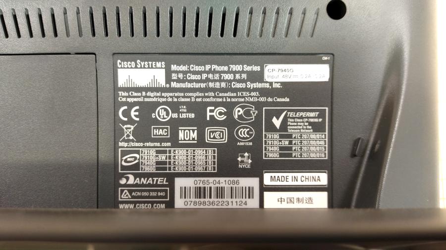 217-227-006 Телефон VoIP CISCO CP-7940G #11