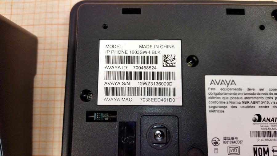 217-230-001 Телефон VoIP AVAYA 1603SW-I #15