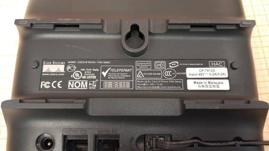 217-217-002 Телефон VoIP CISCO CP-7912G #11