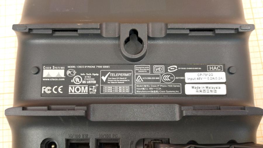 217-217-005 Телефон VoIP CISCO CP-7912G #11