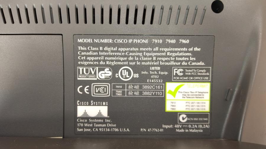 217-227-010 Телефон VoIP CISCO CP-7940G #13