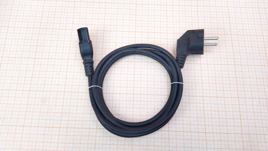 217-237-001 Кабель питания CEE7/7  CEE7/7 Угловой - IEC-C13 3G×0.75мм² 1.8M #1