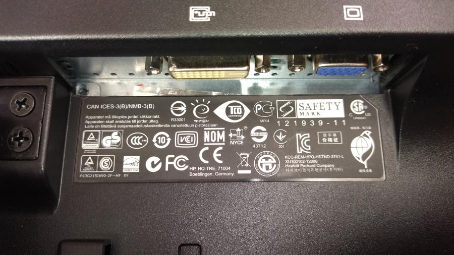 218-009-001 Монитор ЖК HP ProDisplay P221 #9