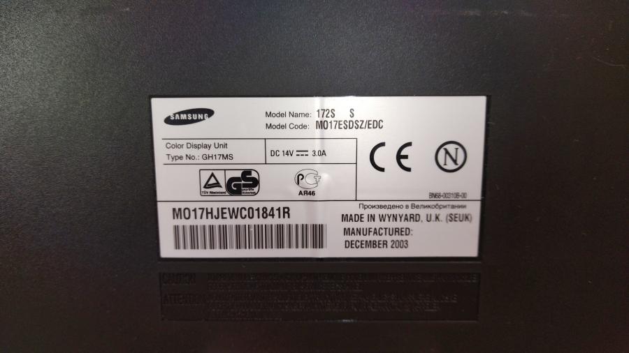 218-012-001 Монитор ЖК SAMSUNG 172S #10