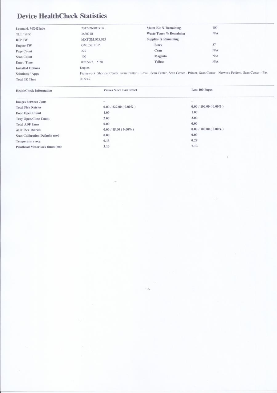 218-014-001 МФУ Lexmark MX421ade #27