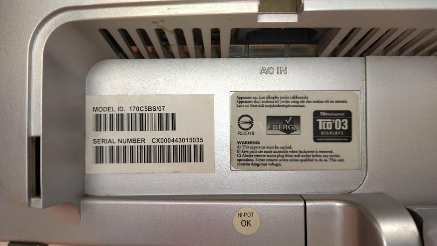 219-003-001 Монитор ЖК PHILIPS 170C5 #9