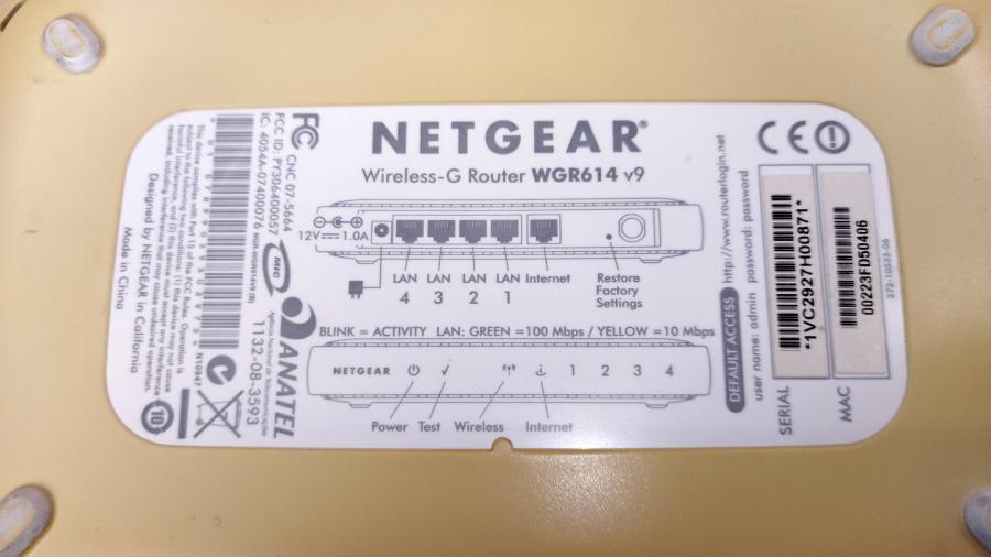 219-029-001 Роутер WiFi NETGEAR WGR614 v9 #9