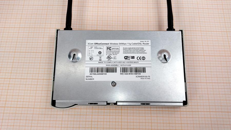 219-030-001 Роутер WiFi 3COM OfficeConnect WL-537 (3CRWER100-75) #8