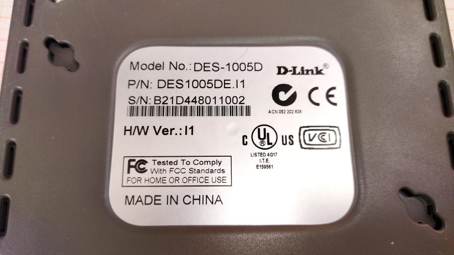 219-028-002 Коммутатор неуправляемый D-LINK DES-1005D #8