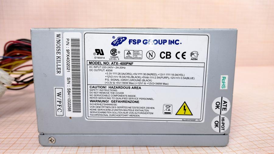 219-055-001 БП ATX v2.2 FSP ATX-400PNF #2