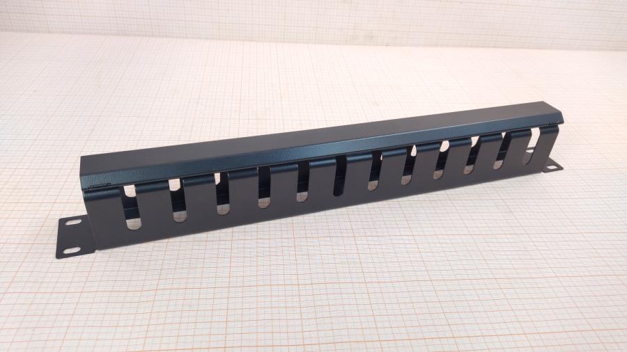 218-035-001 Кабельный органайзер Cabeus JB07-1U-BK #1