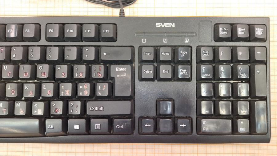 219-062-001 Клавиатура проводная SVEN KB-S300 PS/2 #3