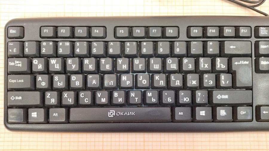 219-064-001 Клавиатура проводная OKLICK 180M #2