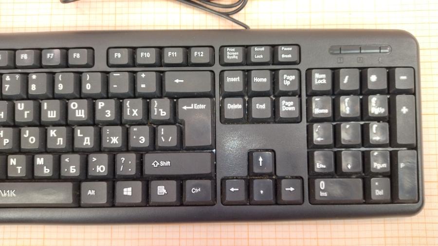 219-064-001 Клавиатура проводная OKLICK 180M #3