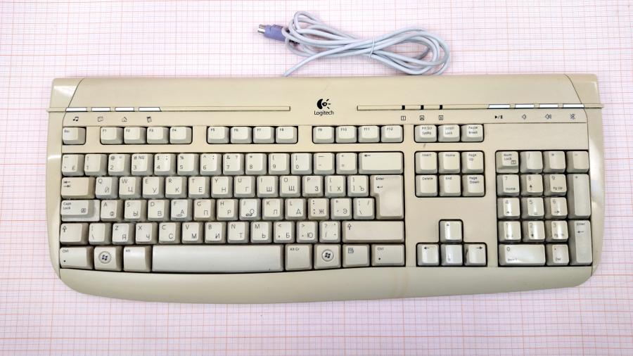 219-066-001 Клавиатура проводная Logitech Internet 350 Y-SAG76A PS/2 #1