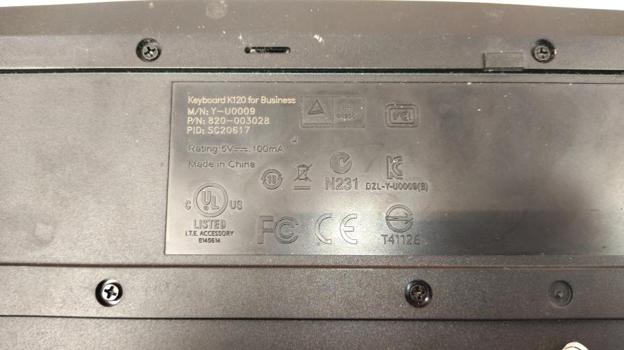 219-072-001 Клавиатура проводная Logitech Classic K120 #5