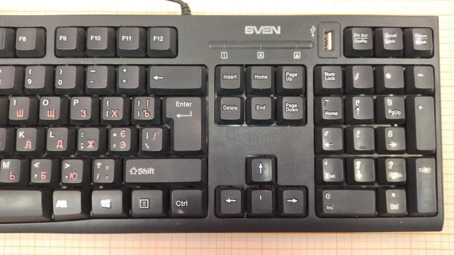 219-073-001 Клавиатура проводная SVEN Standard  304 #3