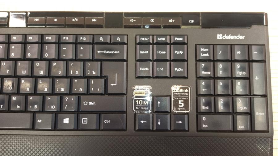 219-076-001 Клавиатура беспроводная Defender Cambridge C-995 Nano B #4