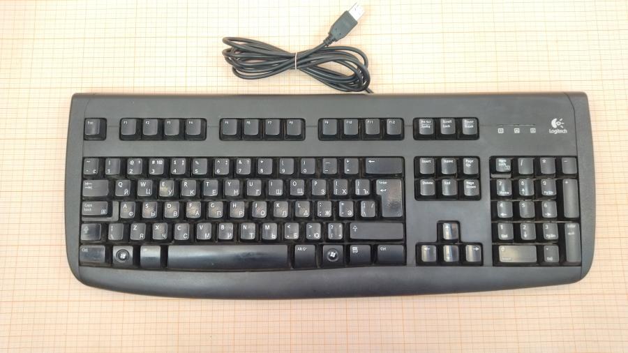 218-036-001 Клавиатура проводная Logitech Deluxe 250 Y-UT76 #1