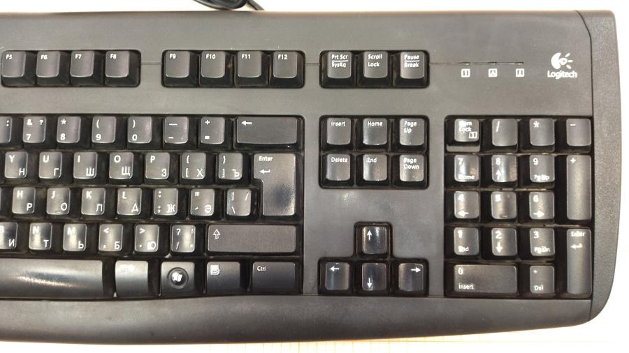 218-036-001 Клавиатура проводная Logitech Deluxe 250 Y-UT76 #3