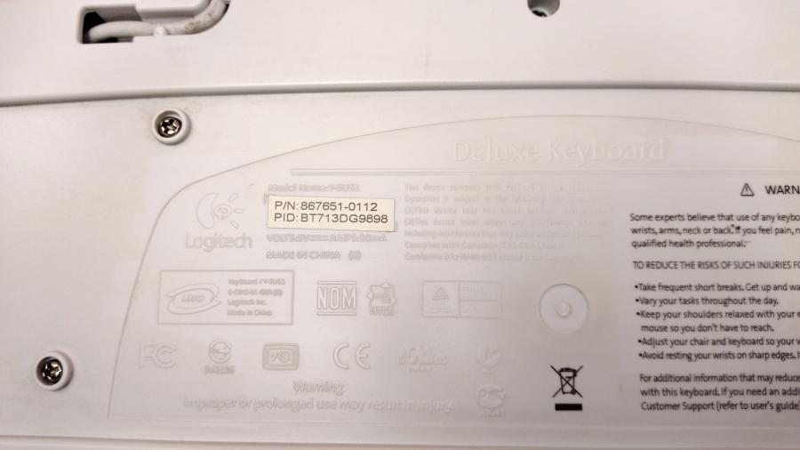 218-037-001 Клавиатура проводная Logitech Y-SU61 #5