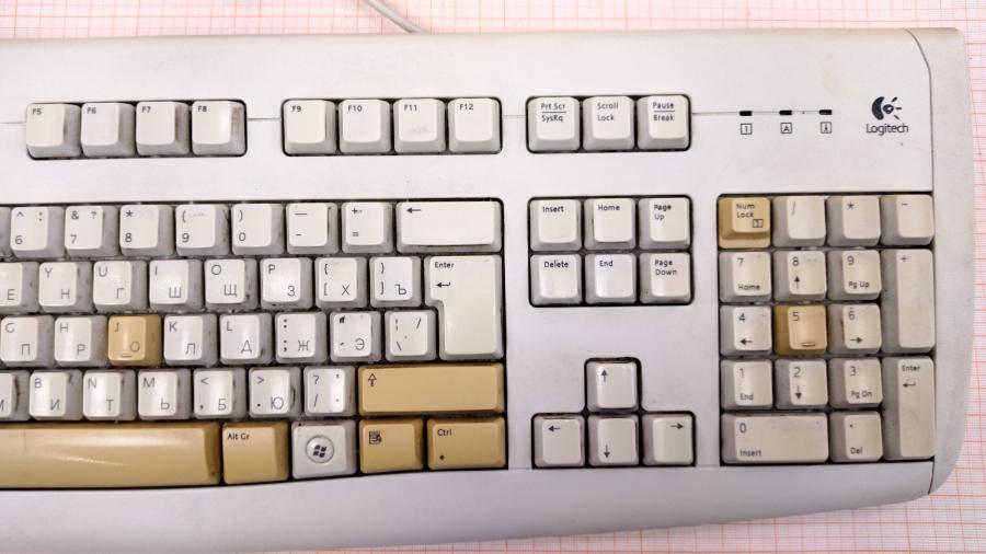 218-039-001 Клавиатура проводная Logitech Deluxe 250 Y-SAF76 #3