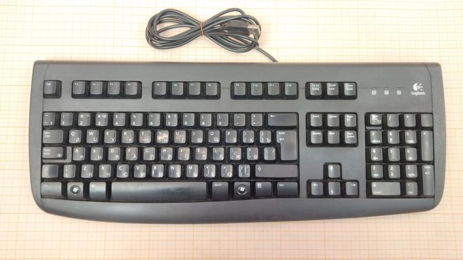 218-036-002 Клавиатура проводная Logitech Deluxe 250 Y-UT76 #1
